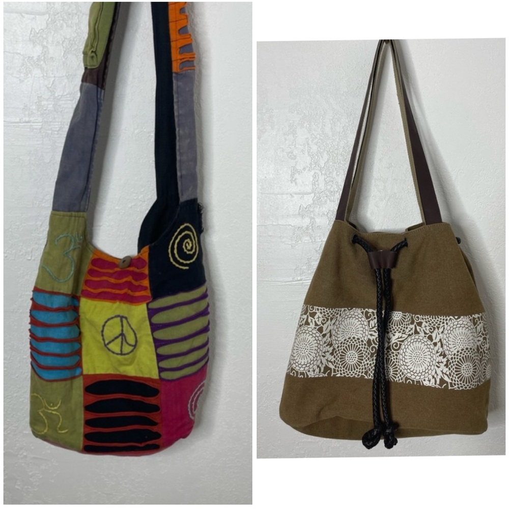 Patchwork Shoulder Bag & Boho Tote! - image 1